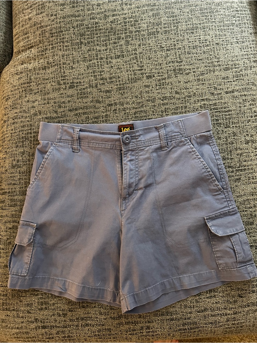 Lee Dusty Blue Cargo Shorts